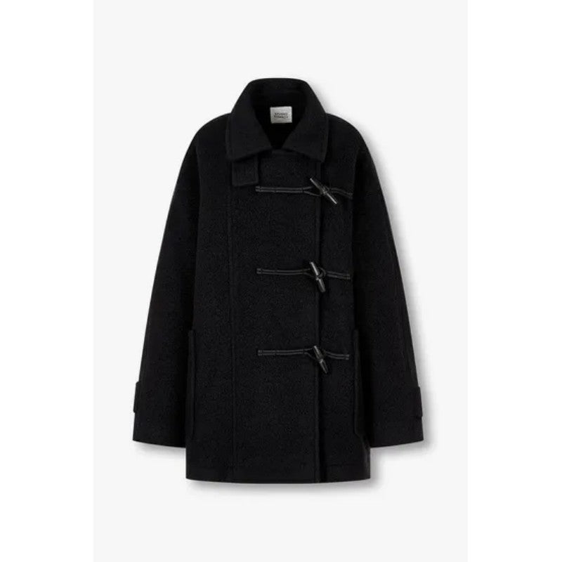 【WE ARE】韓國Studio Tomboy 中長款牛角釦大衣 9105411177