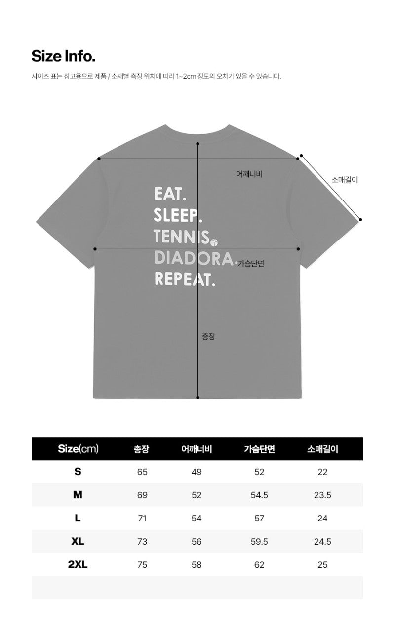 【WE ARE】韓國Diadora休閒短袖T恤D6223LRS57