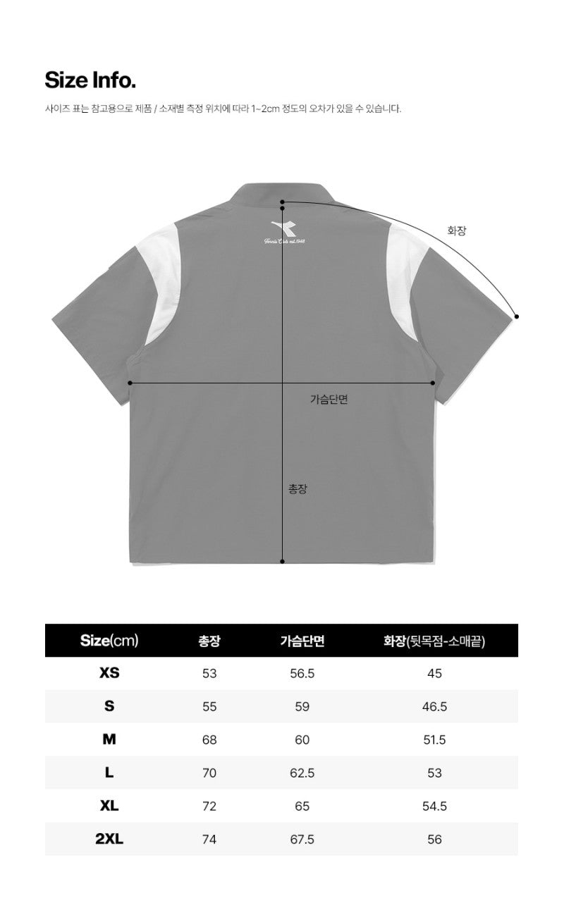 【WE ARE】韓國Diadora休閒短袖上衣D6123TWT46