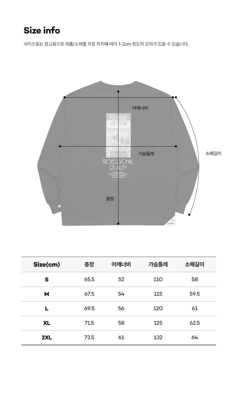 【WE ARE】韓國KODAK柯達大學T衛衣K6123LRL21