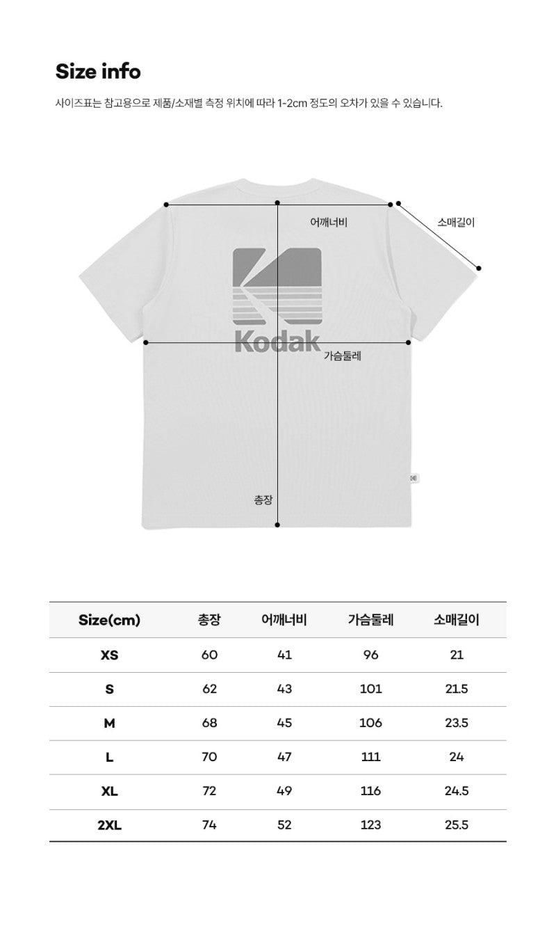 【WE ARE】韓國KODAK柯達 sorona彩虹loog速乾短袖ＴK6223LRS56