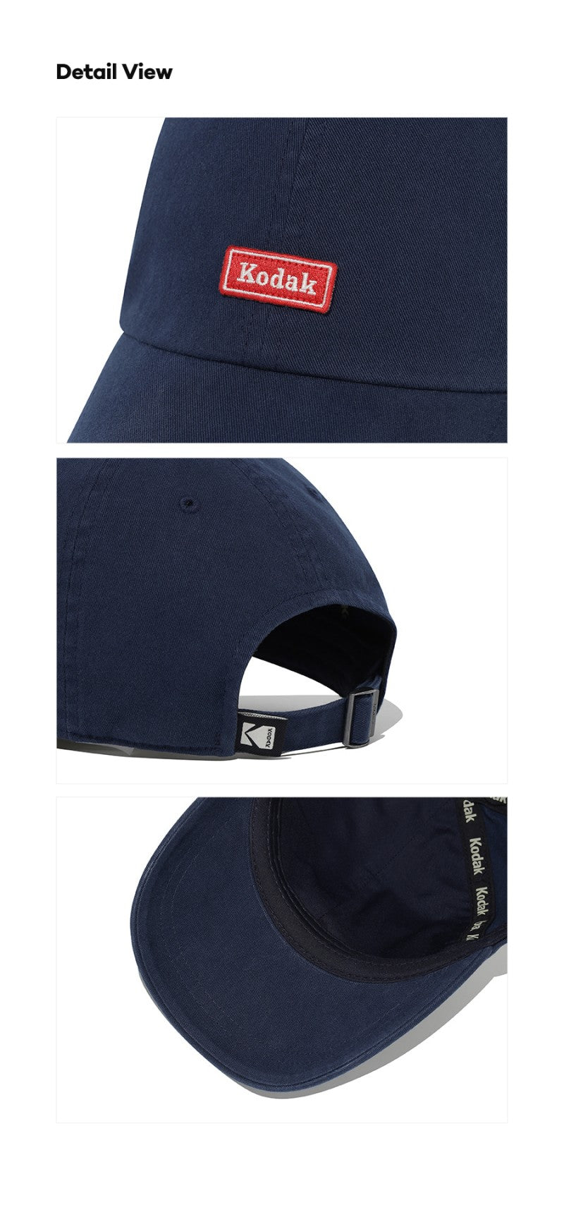 【WE ARE】韓國KODAK柯達 布標棒球帽K6143LCP22