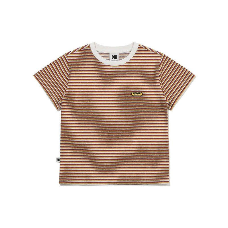 女款【WE ARE】韓國KODAK柯達細條紋短袖T恤K6222LRS33