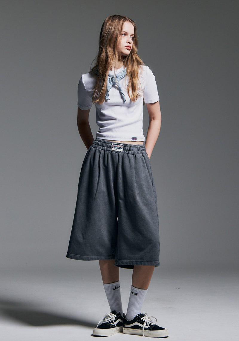 【WE ARE】韓國JEEP 合身基礎款短T JQ5TSF502