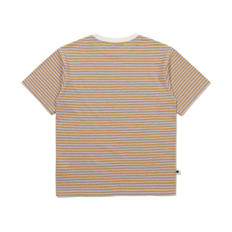中性版【WE ARE】韓國KODAK柯達細條紋短袖T恤 K6223LRS33