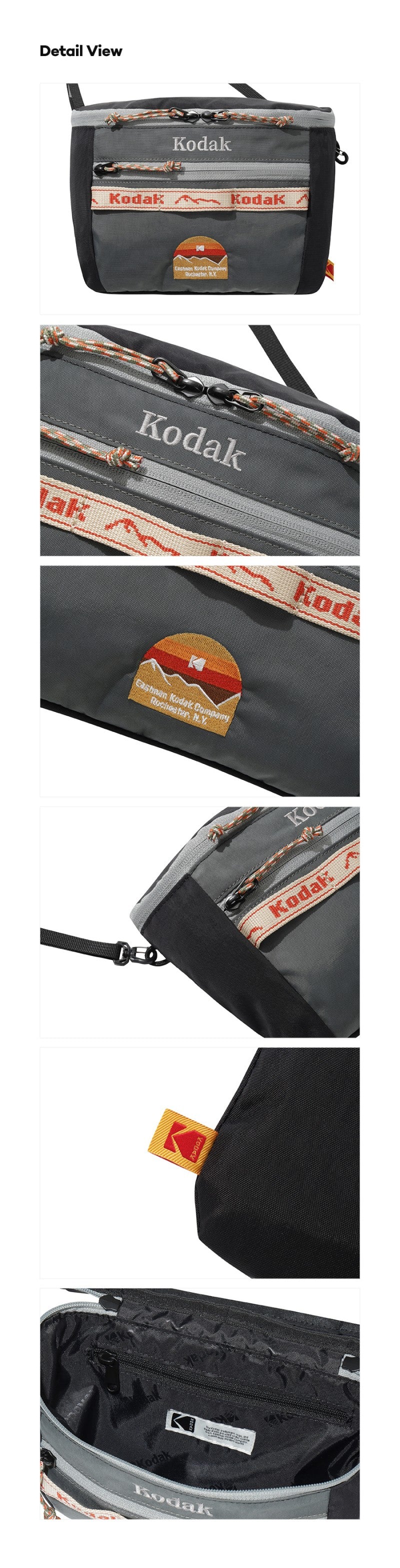 【WE ARE】韓國KODAK柯達單肩包K6143RBG79