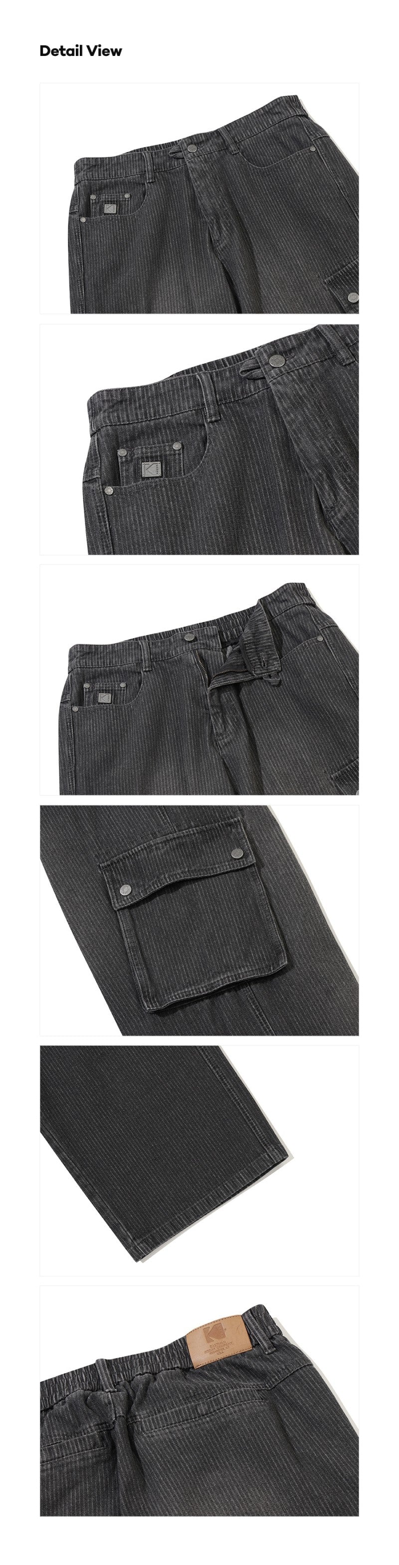 【WE ARE】韓國KODAK柯達 工裝牛仔褲K6123LPT21