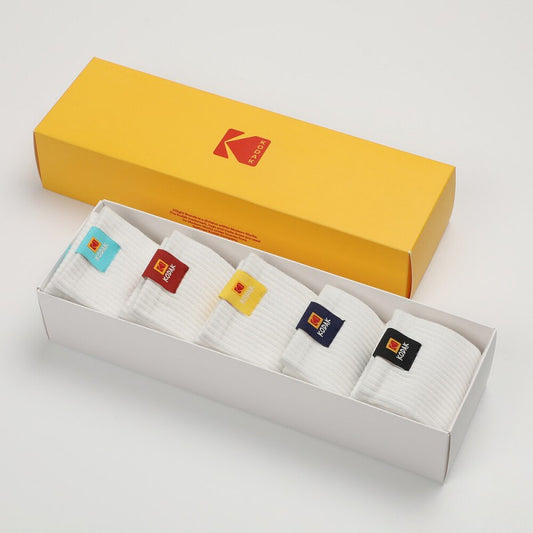 （5雙一組）【WE ARE】韓國KODAK柯達彩標襪子K6143LSC26