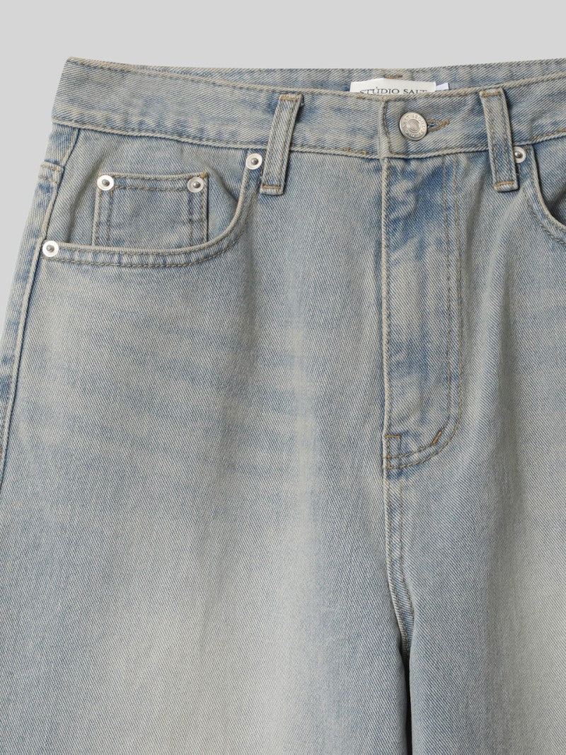 【WE ARE】韓國STUDIO SALT休閒牛仔褲TINECOTTON