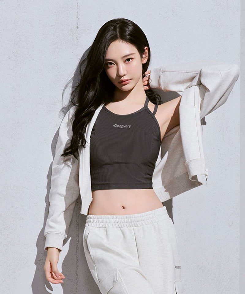 女款【WE ARE】韓國Discovery 假兩件bra top DWBR44061