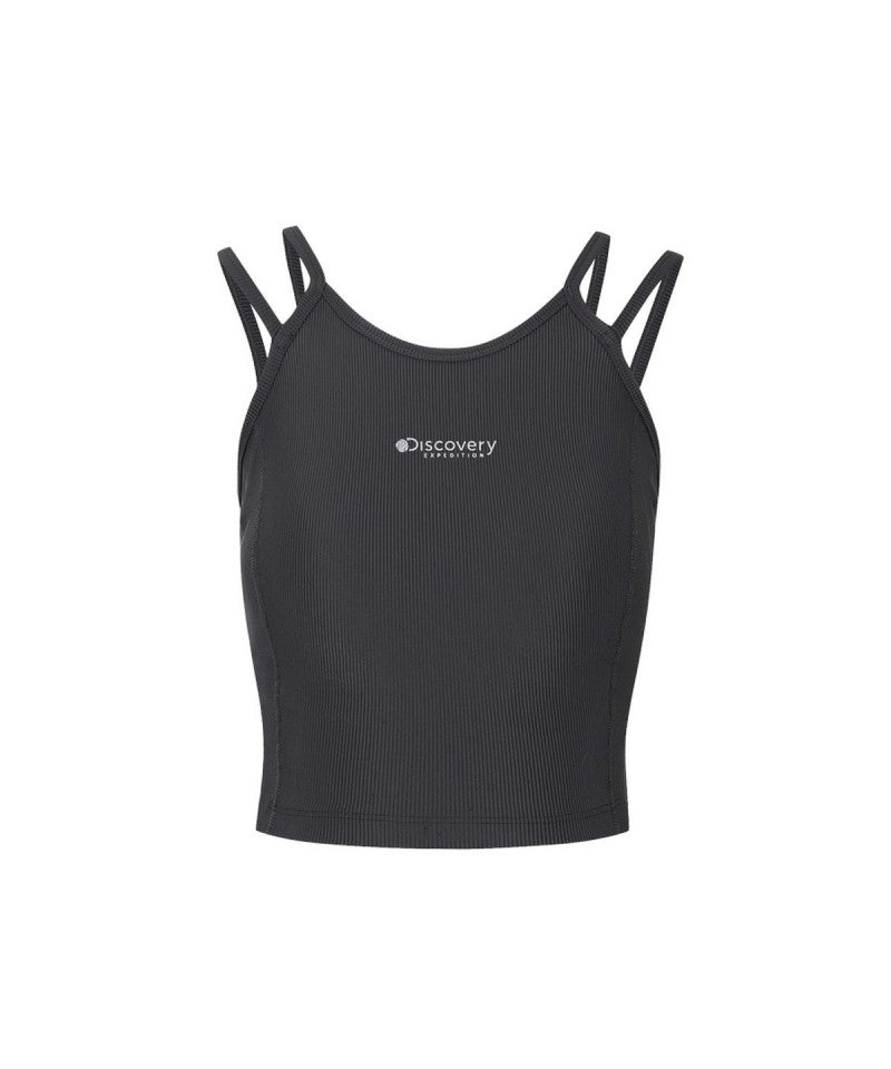 女款【WE ARE】韓國Discovery 假兩件bra top DWBR44061