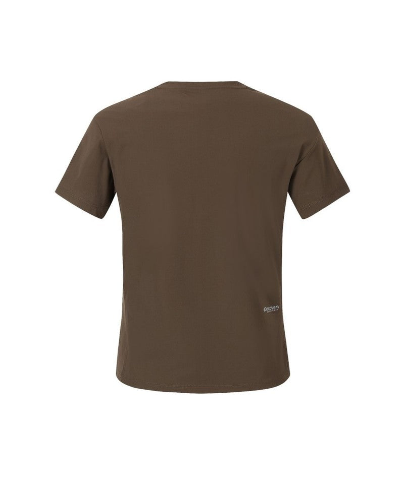 女款【WE ARE】韓國Discovery Prebona 馬甲短T DWRSR2063