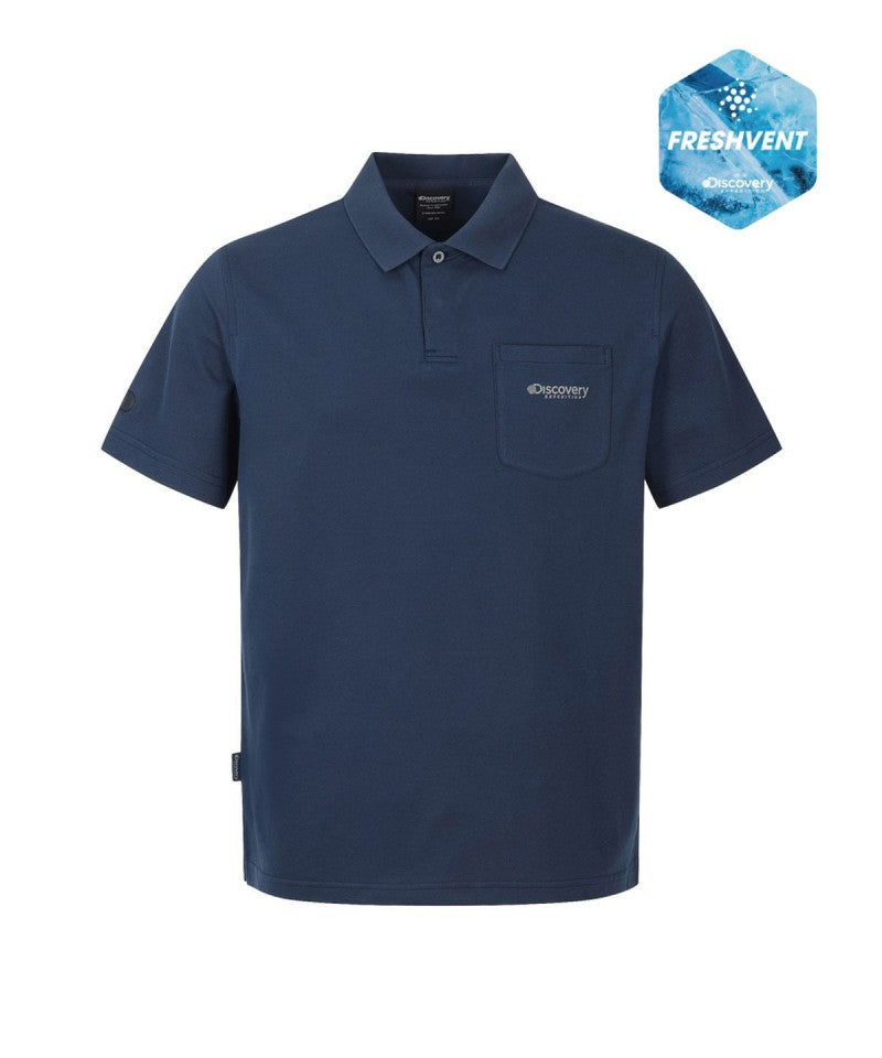 【WE ARE】韓國Discovery短袖翻領T恤DMTS7C063