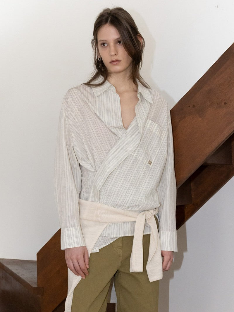 【WE ARE】韓國loeuvre休閒襯衫SW6SB6330