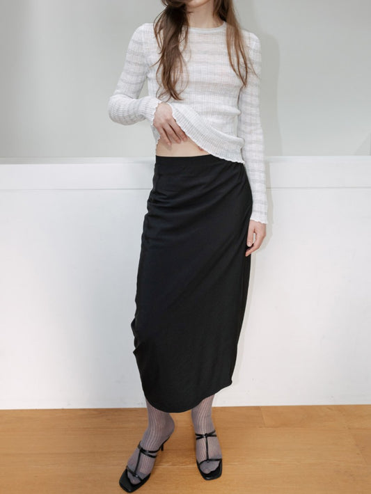 【WE ARE】韓國loeuvre休閒半身裙SW6SS6830