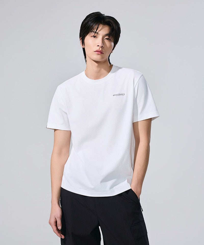男款【WE ARE】韓國Discovery涼感防曬短袖T恤  DMRS63063