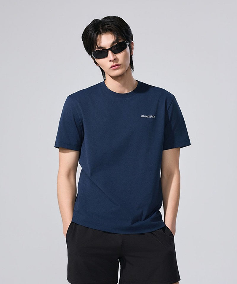 男款【WE ARE】韓國Discovery涼感防曬短袖T恤  DMRS63063