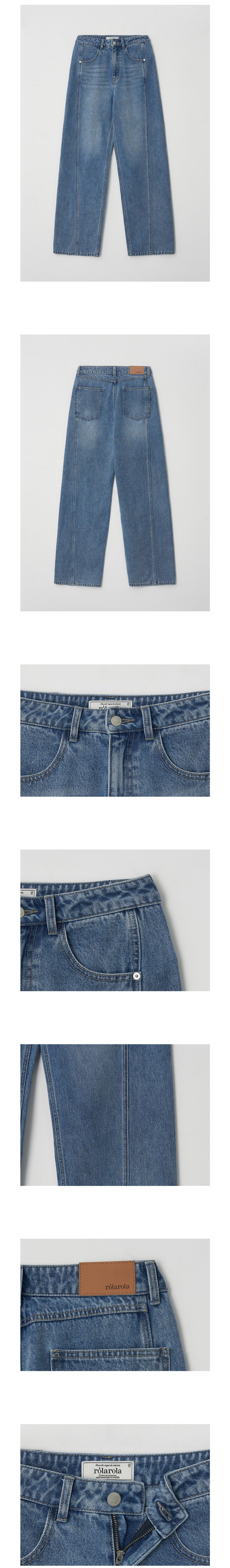 【WE ARE】韓國Rolarola休閒牛仔褲RMP1DWDN26110M