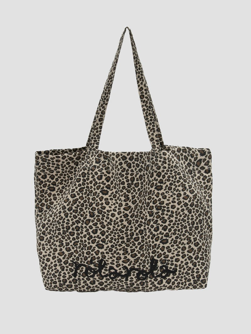 【WE ARE】韓國Rolarola豹紋手提包 RMO5AABG25505M