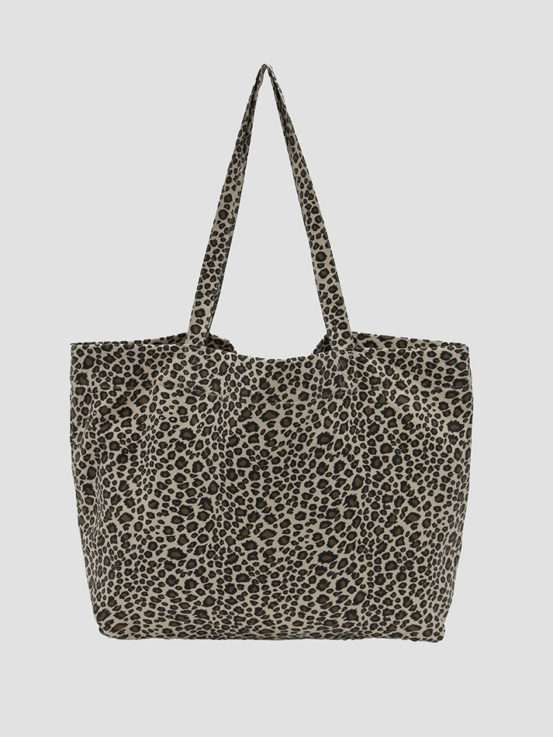 【WE ARE】韓國Rolarola豹紋手提包 RMO5AABG25505M