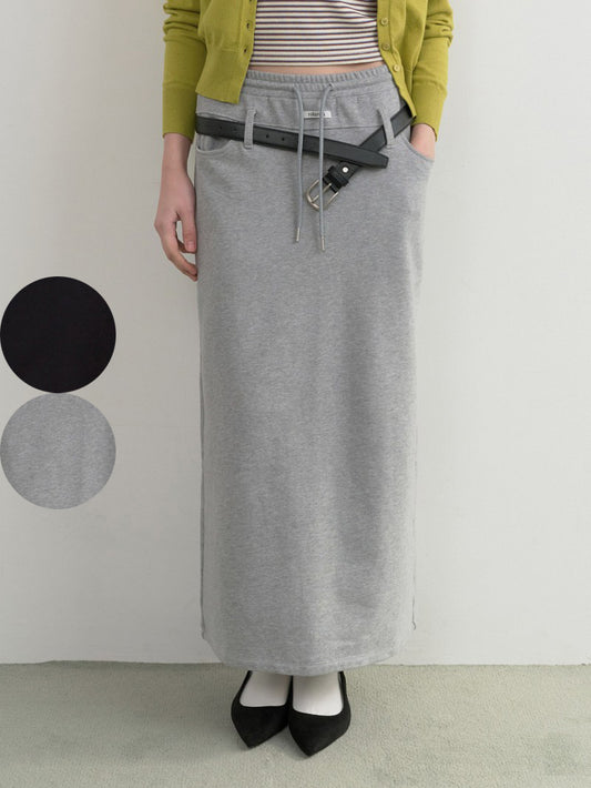 (建議160以下)【WE ARE】韓國Rolarola 後開衩窄長裙  RMP1DWSK26106M