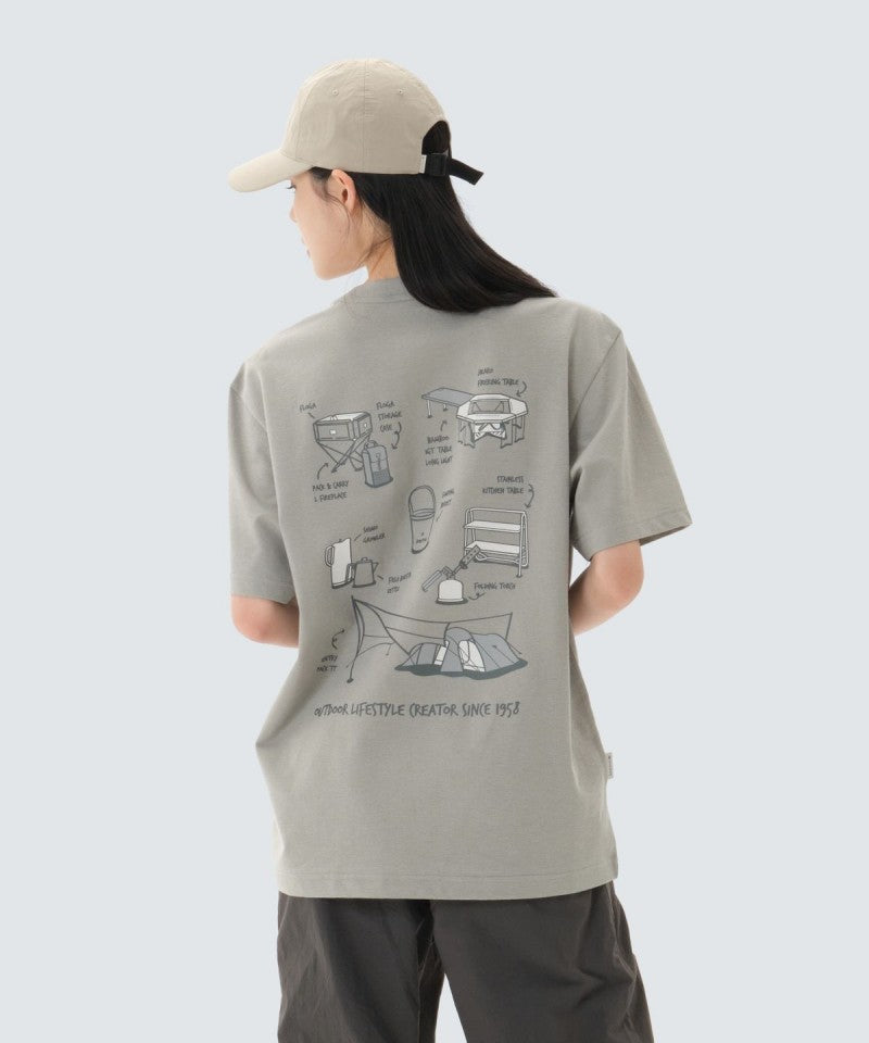 【WE ARE】韓國snow peak雪峰休閒短袖T恤S26MUFTS06