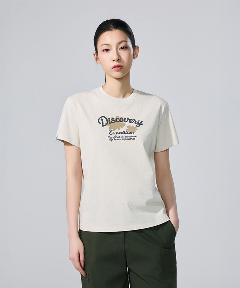 【WE ARE】韓國Discovery休閒短袖T恤DWRS97063