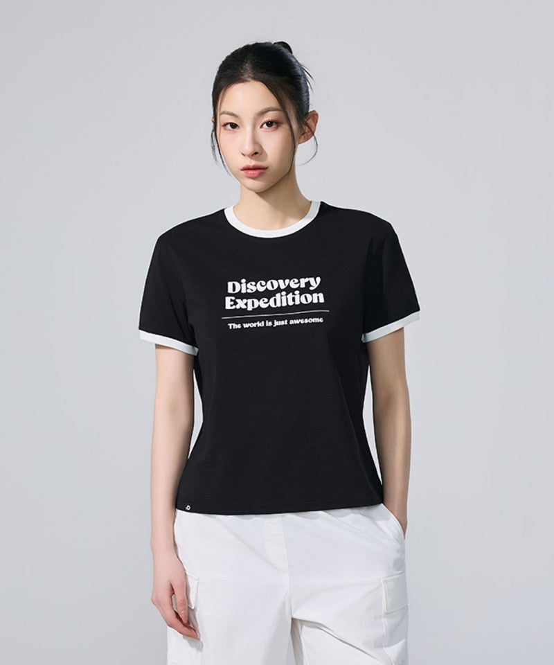 【WE ARE】韓國Discovery休閒短袖T恤DWRS94063