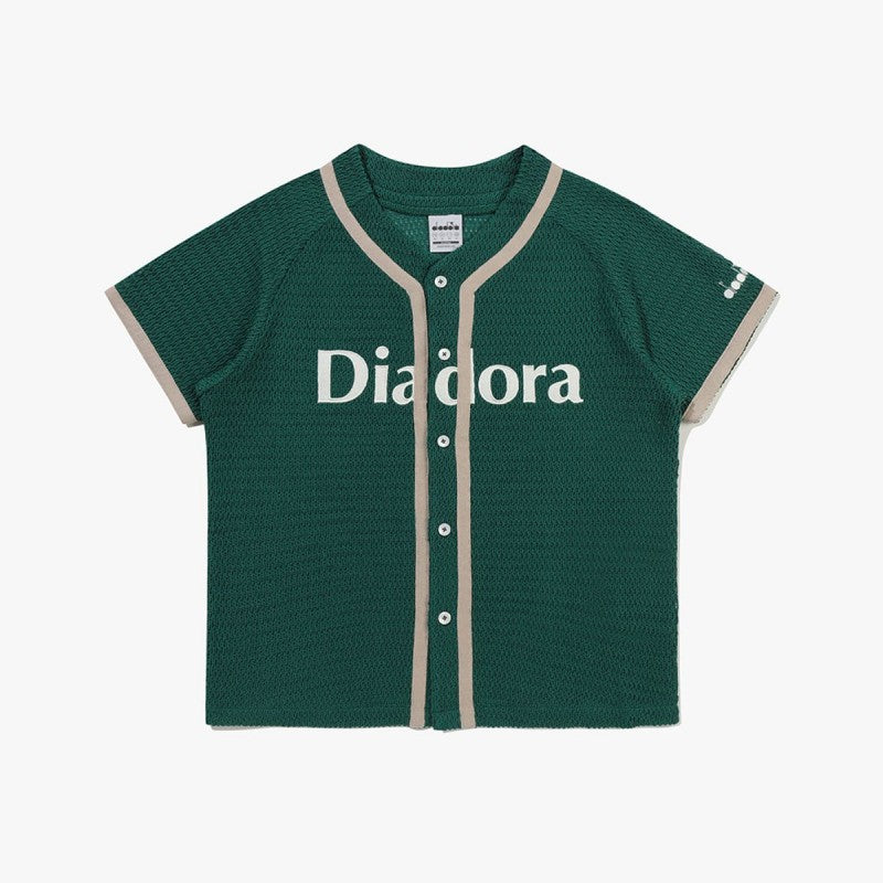【WE ARE】韓國Diadora短袖開衫上衣D6123LJK41