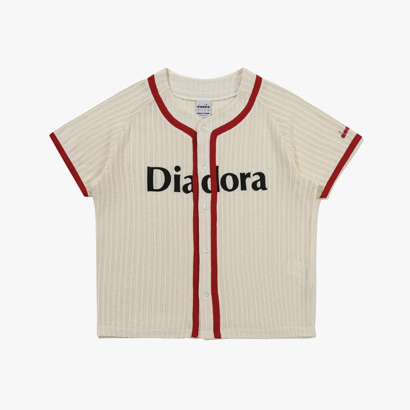 【WE ARE】韓國Diadora短袖開衫上衣D6123LJK41