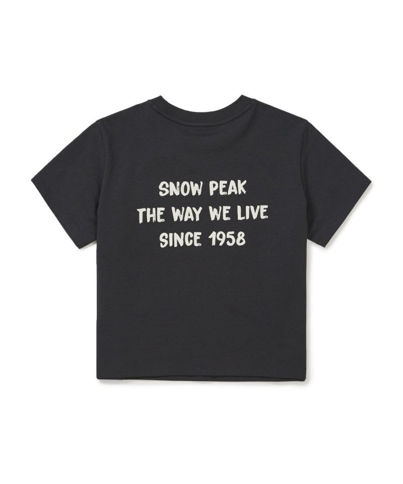 女款【WE ARE】韓國snow peak雪峰 基礎款短版短T S26MWFTS27
