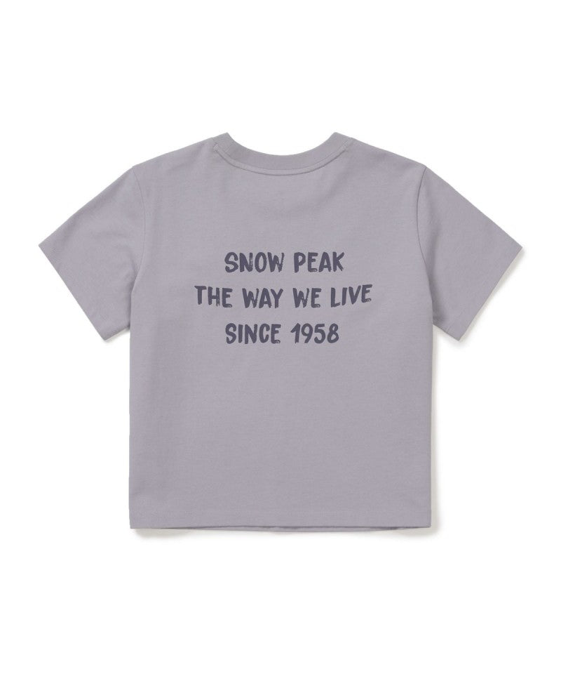 女款【WE ARE】韓國snow peak雪峰 基礎款短版短T S26MWFTS27