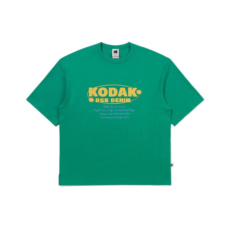 【WE ARE】韓國KODAK柯達RGB純棉落肩短袖T恤 K6223LRS27