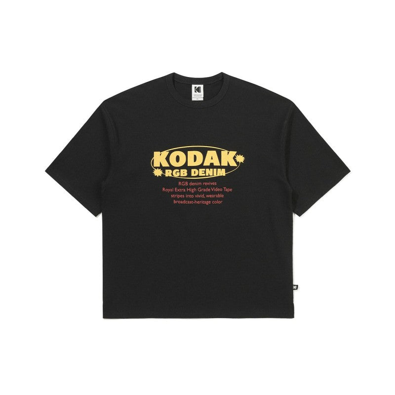 【WE ARE】韓國KODAK柯達RGB純棉落肩短袖T恤 K6223LRS27