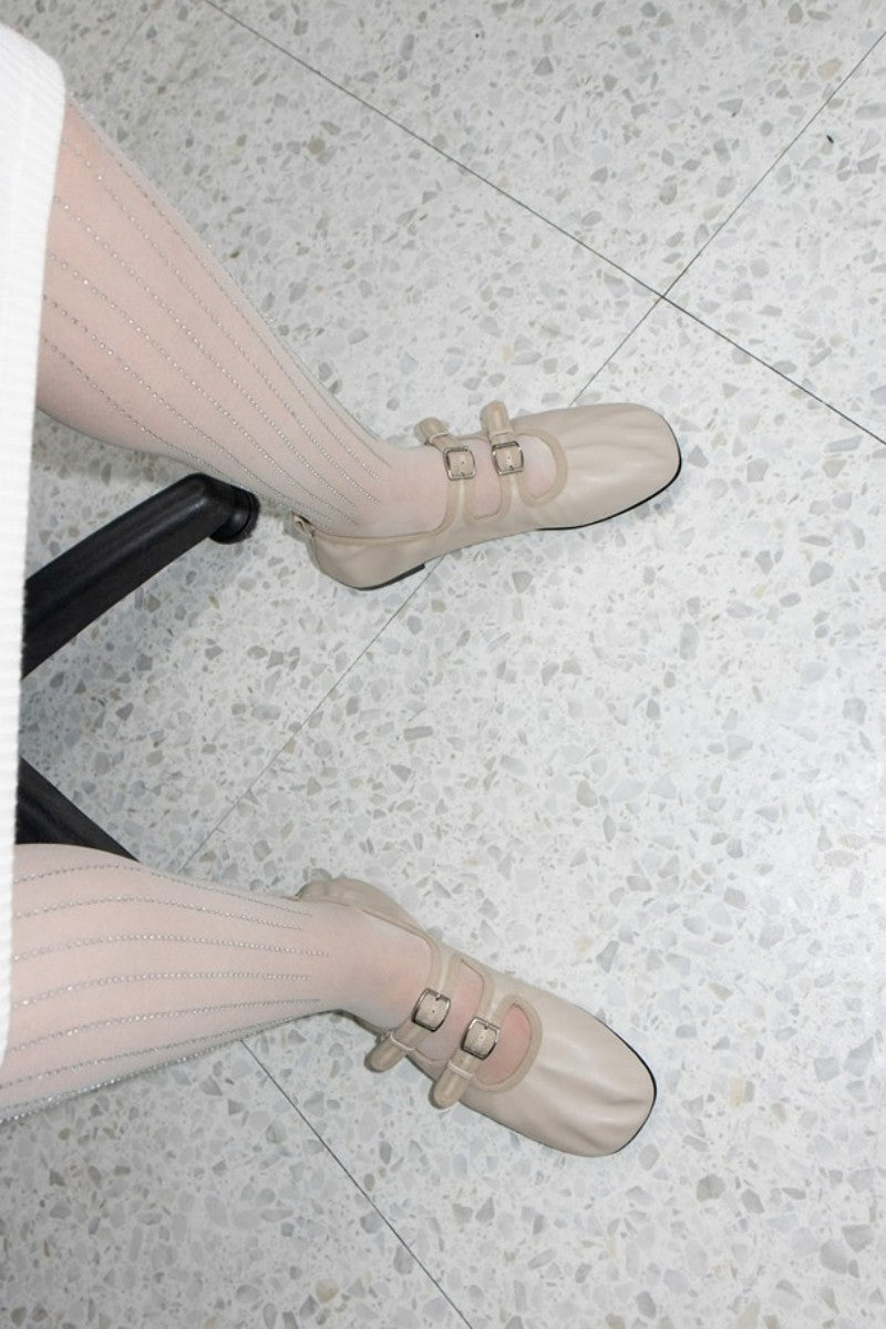 【WE ARE】韓國Archivepke Wrinkle flat休閒平底鞋OK1DX25205