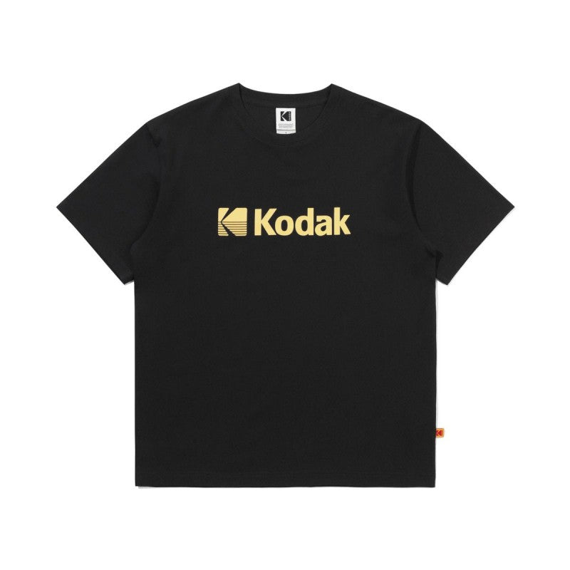 Top3 中性款【WE ARE】韓國KODAK柯達 大logo經典涼感短袖T恤K6223LRS26