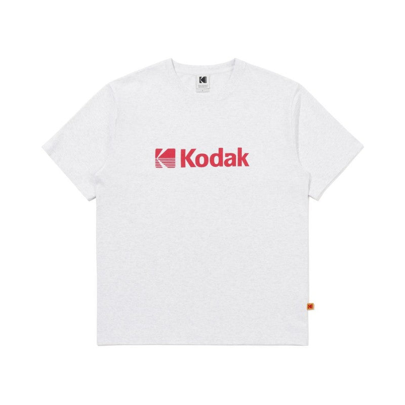 Top3 中性款【WE ARE】韓國KODAK柯達 大logo經典涼感短袖T恤K6223LRS26