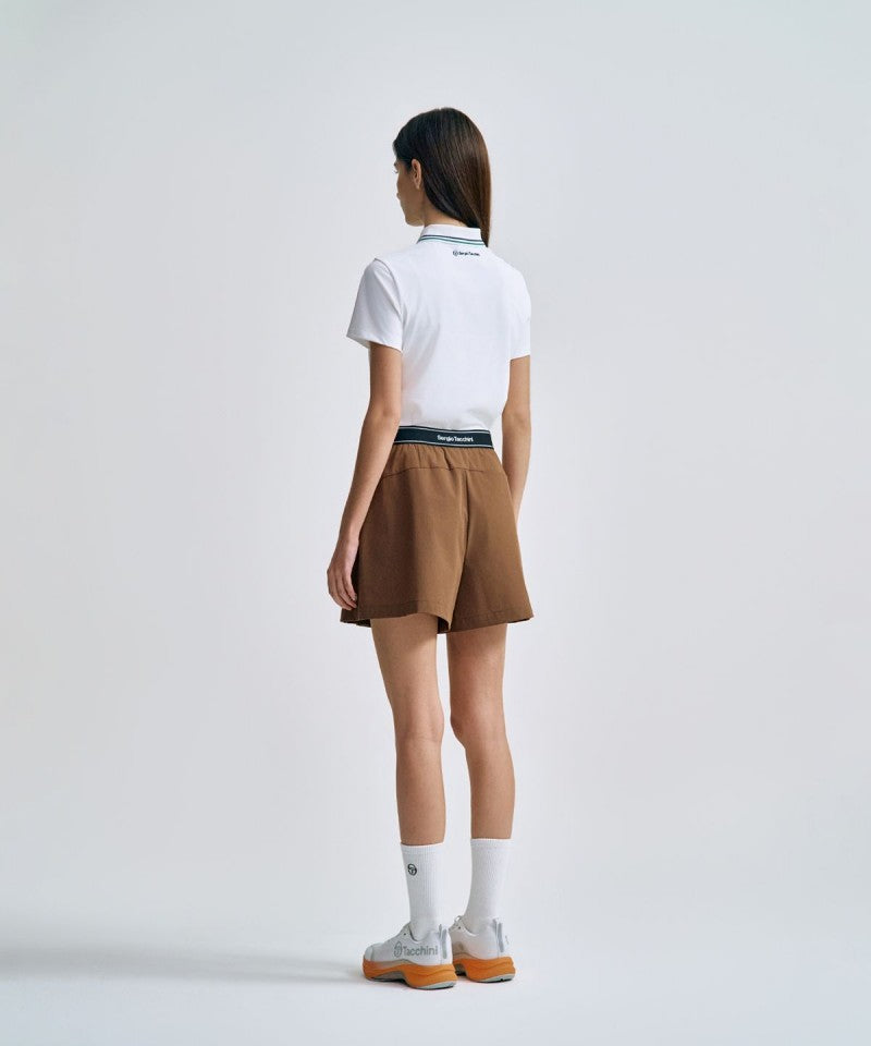 【WE ARE】韓國SERGIO TACCHINI 休閒打褶短裙褲 TWSP26361