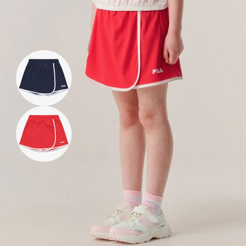 【WE ARE】韓國FILA KIDS休閒短褲裙FK262FP07G001