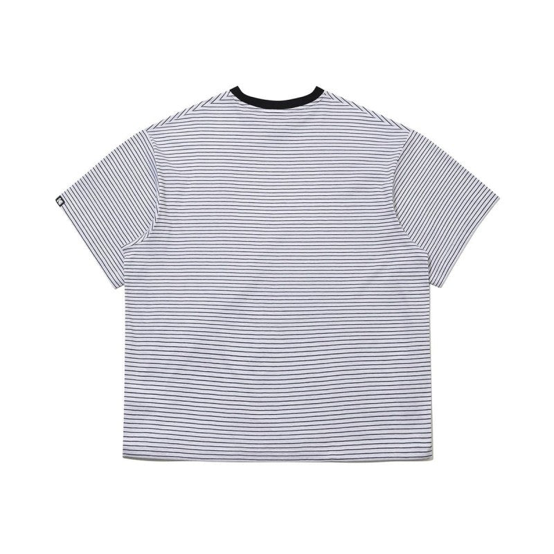 加大版【WE ARE】韓國KODAK柯達休閒條紋短袖T恤K6223LRS50