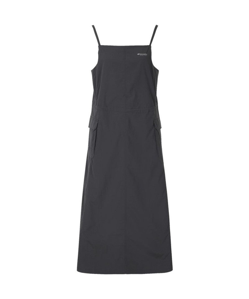 【WE ARE】韓國Discovery休閒吊帶連衣裙DWOP95063