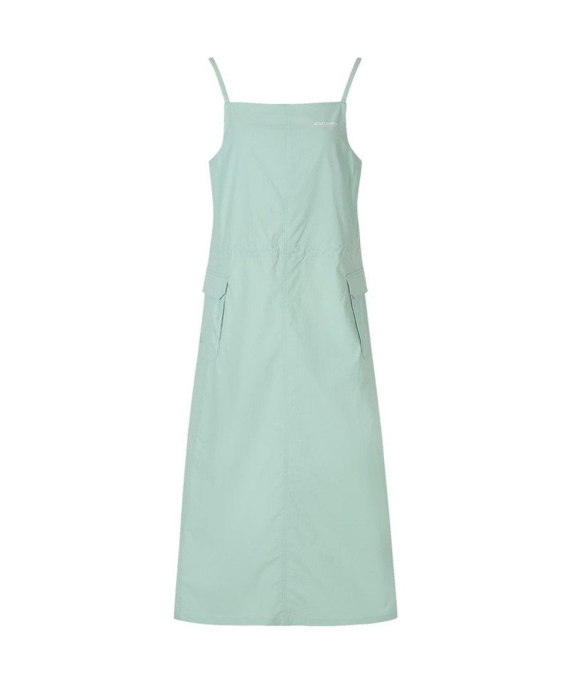 【WE ARE】韓國Discovery休閒吊帶連衣裙DWOP95063