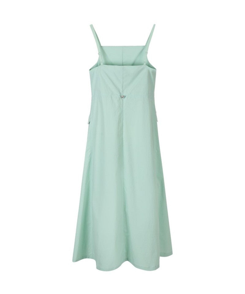 【WE ARE】韓國Discovery休閒吊帶連衣裙DWOP95063