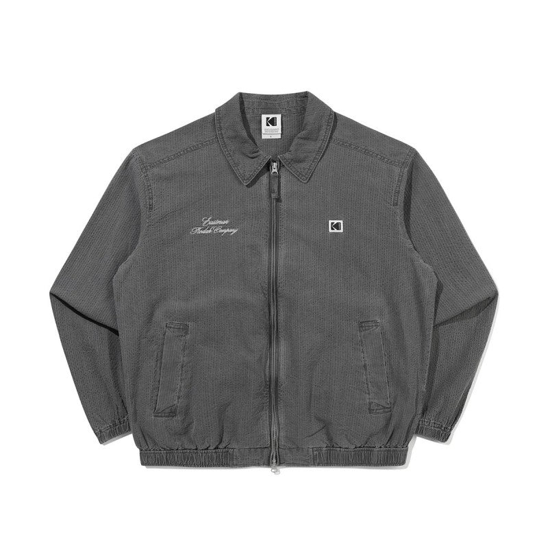 【WE ARE】韓國KODAK柯達翻領休閒雙拉鏈外套 K6123LJKS1