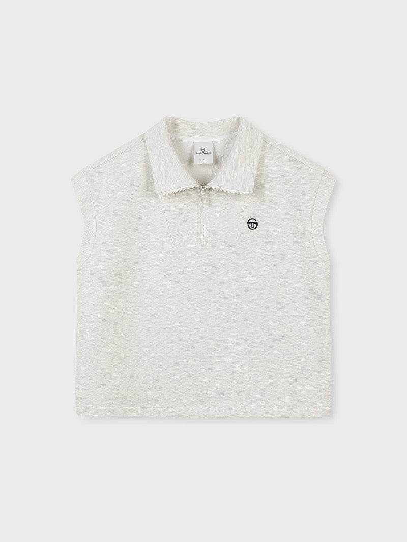 【WE ARE】韓國SERGIO TACCHINI 翻領半拉鍊無袖上衣 TWMT10361
