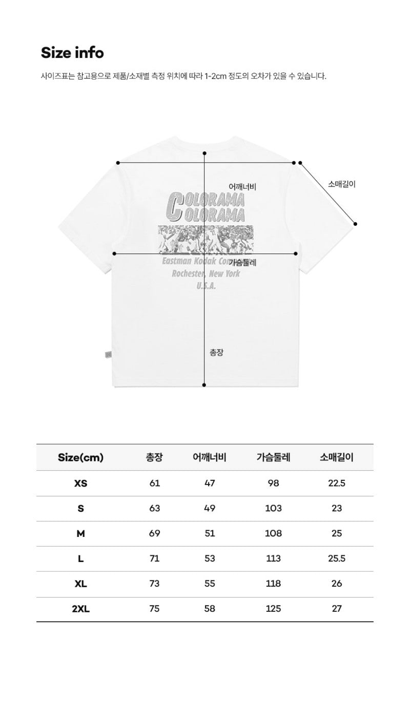 男女同款【WE ARE】韓國KODAK柯達休閒短袖T恤K6223RRS48