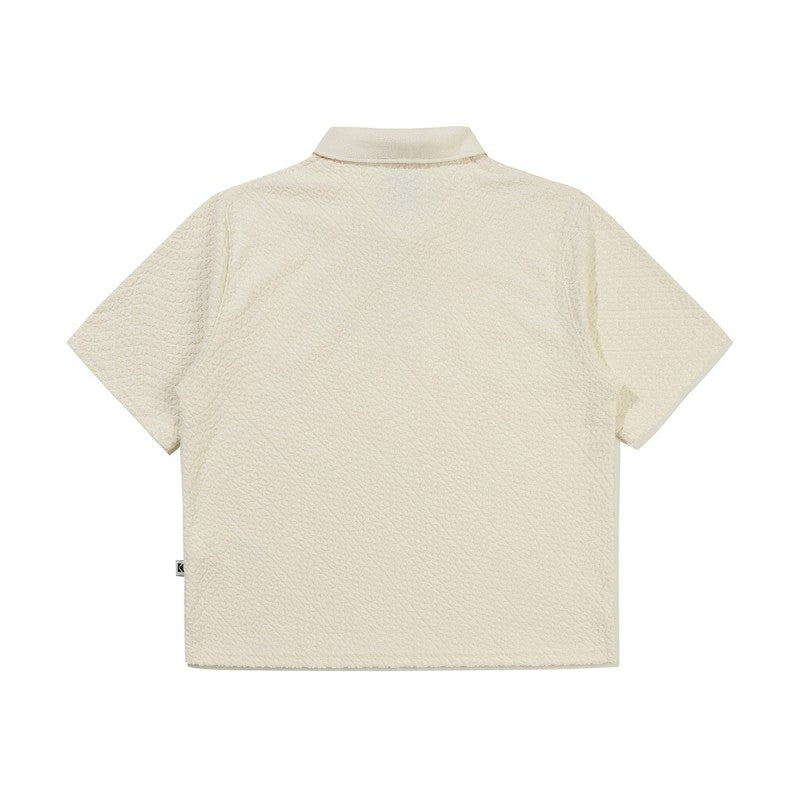 女款【WE ARE】韓國KODAK柯達休閒POLO領上衣T恤K6222LTSA1