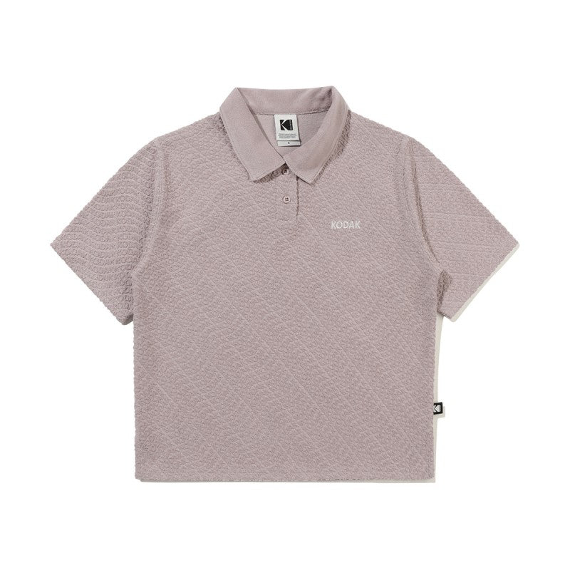 女款【WE ARE】韓國KODAK柯達休閒POLO領上衣T恤K6222LTSA1