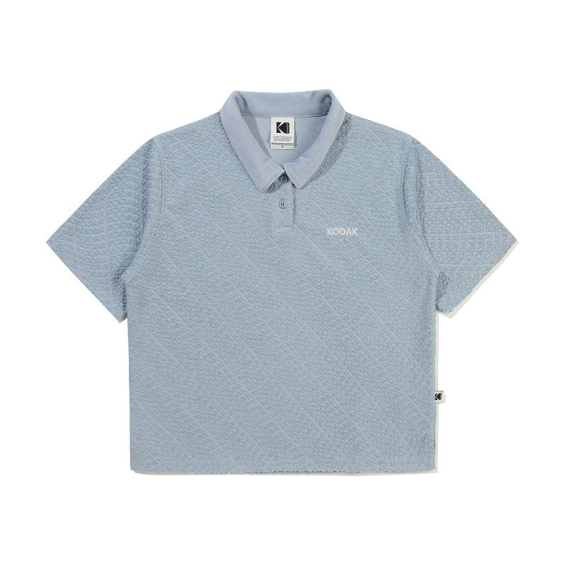 女款【WE ARE】韓國KODAK柯達休閒POLO領上衣T恤K6222LTSA1