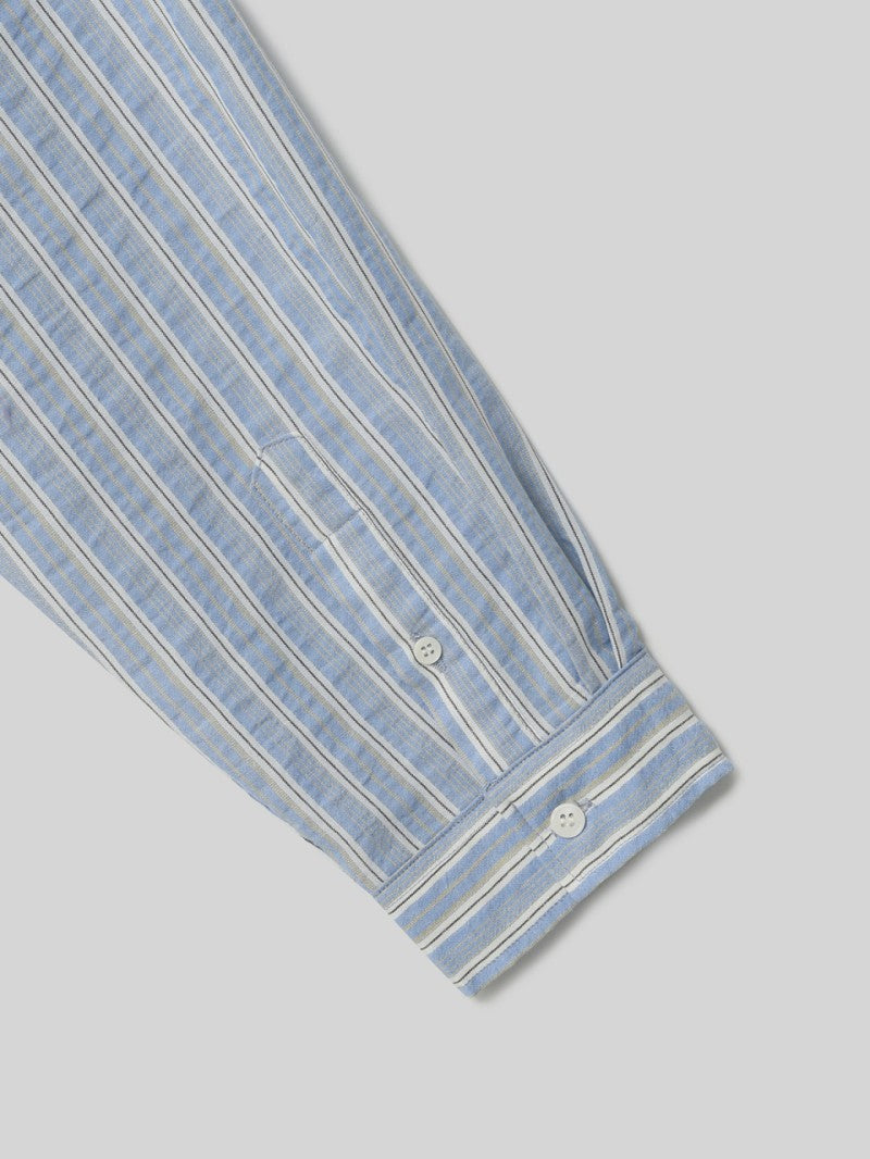 【WE ARE】韓國STUDIO SALT休閒條紋襯衫COMOSTRIPESHIRT